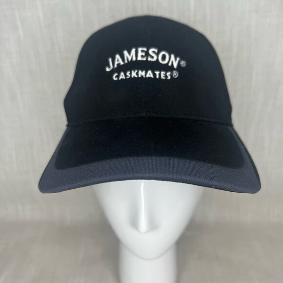 Jameson Caskmates Irish Whiskey Logo Black Baseball Cap Adjustable Sport Tek Hat - Picture 1 of 9